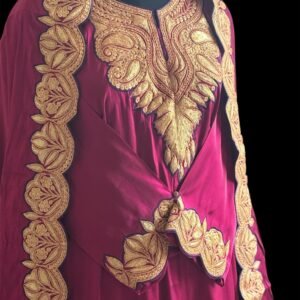 Botta Tilla Embroidered Dual Shine silk Pheran Set