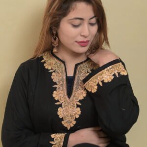 Dabka embroidered Pheran Co Ord set